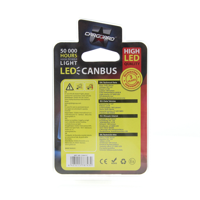 LED Sofit CAN-Bus 189lm 6000K Plafoniera Set 2 buc [5]