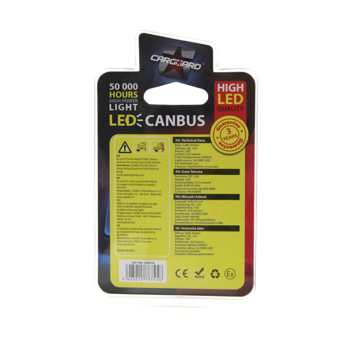 LED Sofit CAN-Bus 252lm 6000K Plafoniera Set 2 buc [5]