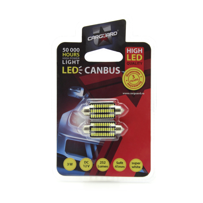 LED Sofit CAN-Bus 252lm 6000K Plafoniera Set 2 buc [4]