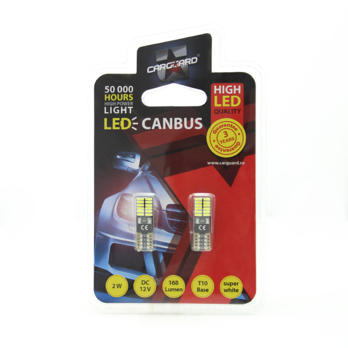 LED T10 CAN-Bus 168lm Interior Auto Set 2 buc [3]