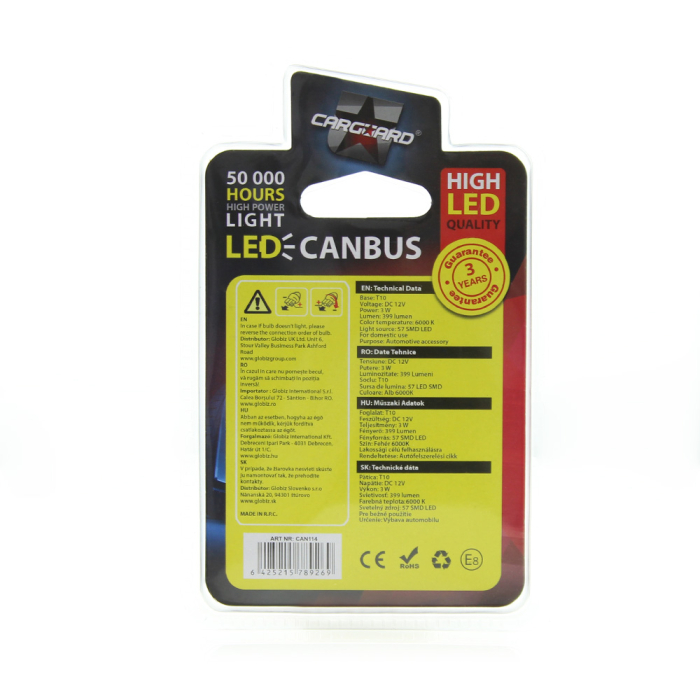 LED T10 CAN-Bus 399lm Interior Auto Set 2 buc [7]