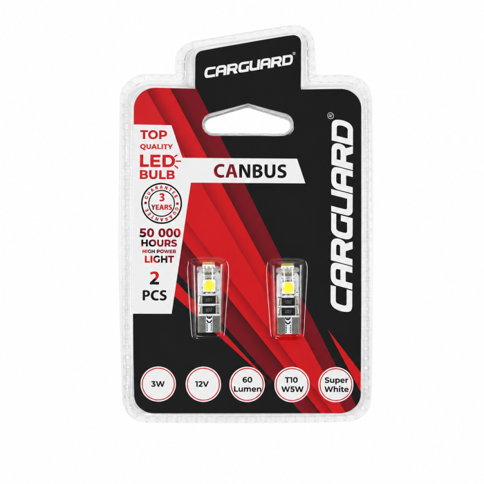 LED T10 CAN-Bus 54lm Interior Auto Set 2 buc [2]