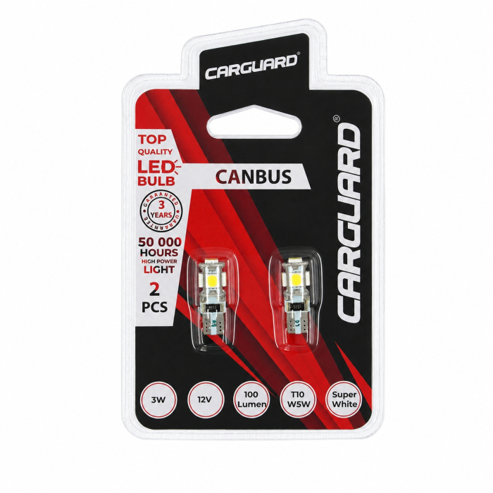 LED T10 CAN-Bus 90lm Interior Auto Set 2 buc [2]