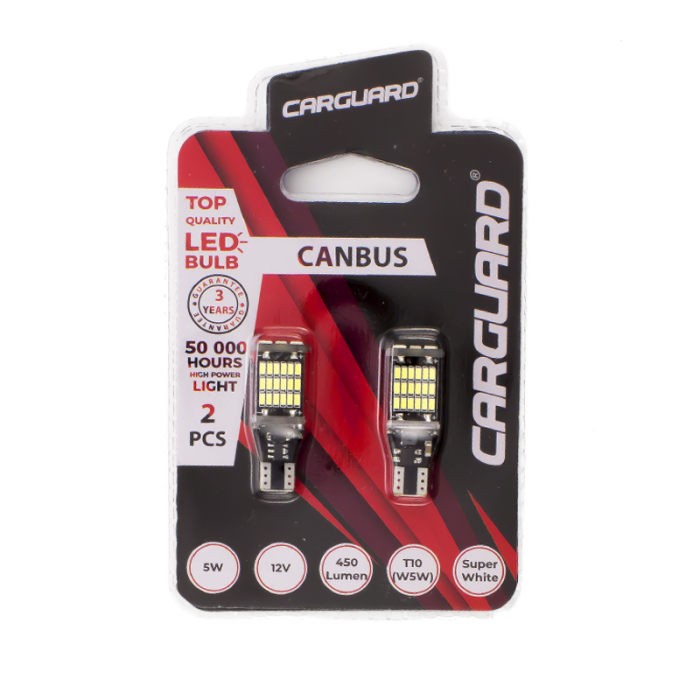 LED T16 CAN-Bus 450lm Alb Auto Set 2 buc [2]
