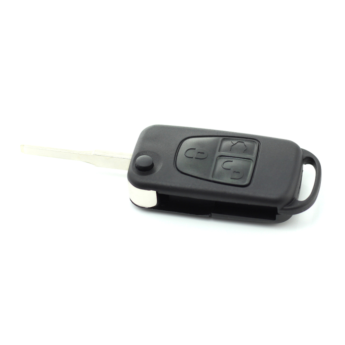 Carcasa tip cheie briceag cu 3 butoane Mercedes Benz accesoriu auto [2]