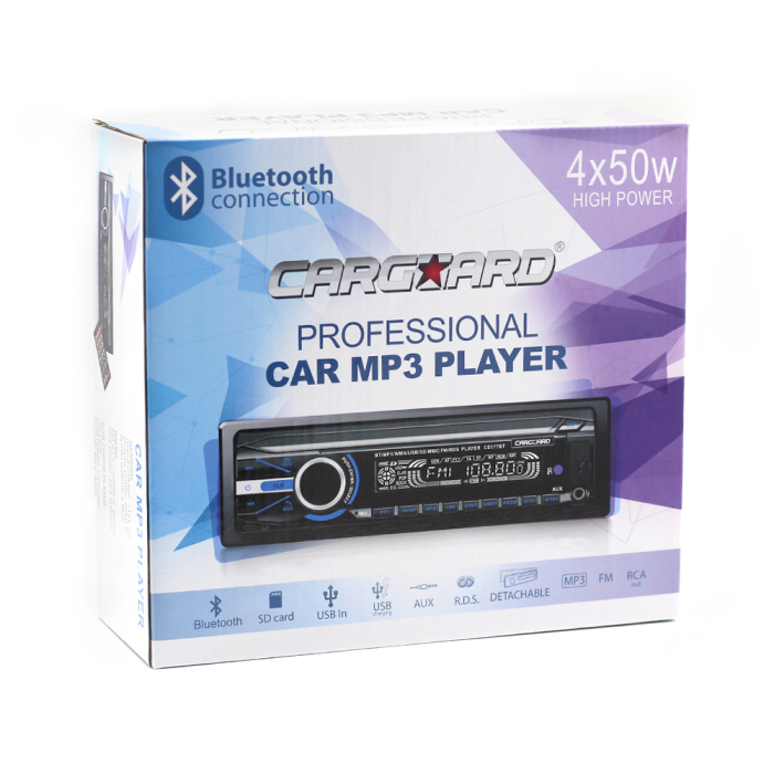 MP3 player auto cu BLUETOOTH si fata detasabila 4 x 50W redare muzica [10]