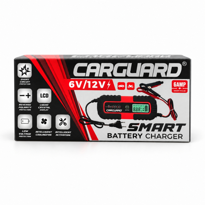 Redresor auto inteligent 6V/12V/12,8V, max. 6A incarcare baterii [6]
