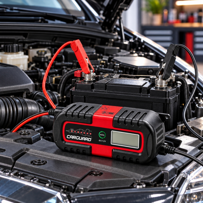 Redresor auto inteligent 6V/12V/12,8V, max. 6A incarcare baterii [4]