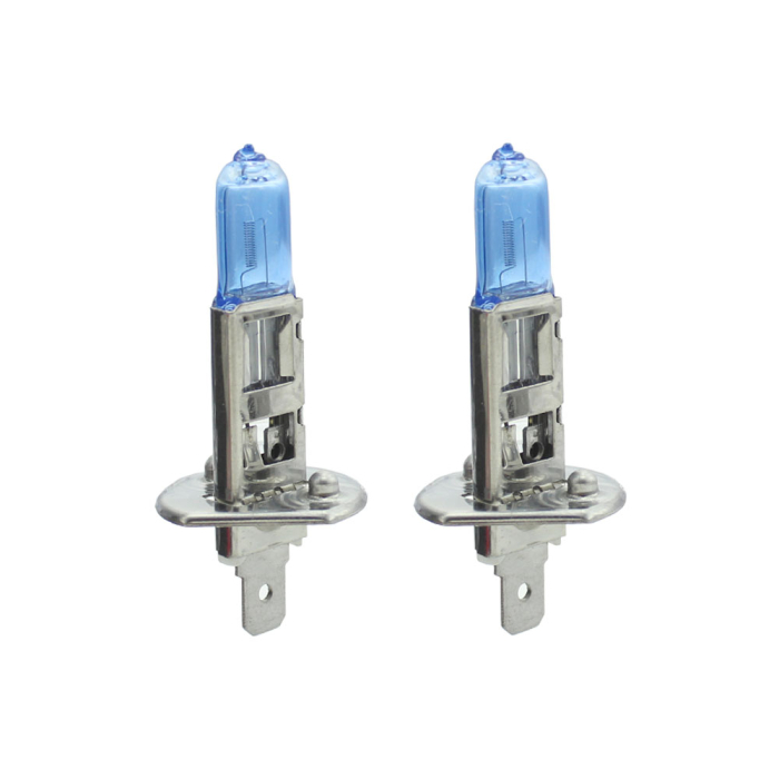 Set 2 Becuri Halogen H1 55W +100% Long Life CarGuard [2]