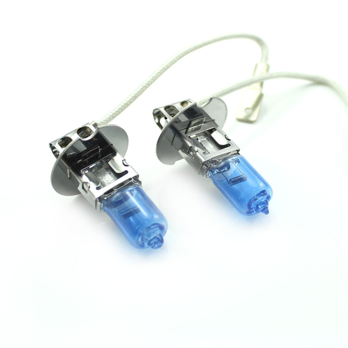 Set 2 Becuri Halogen H3 100W +130% Long Life CarGuard [2]