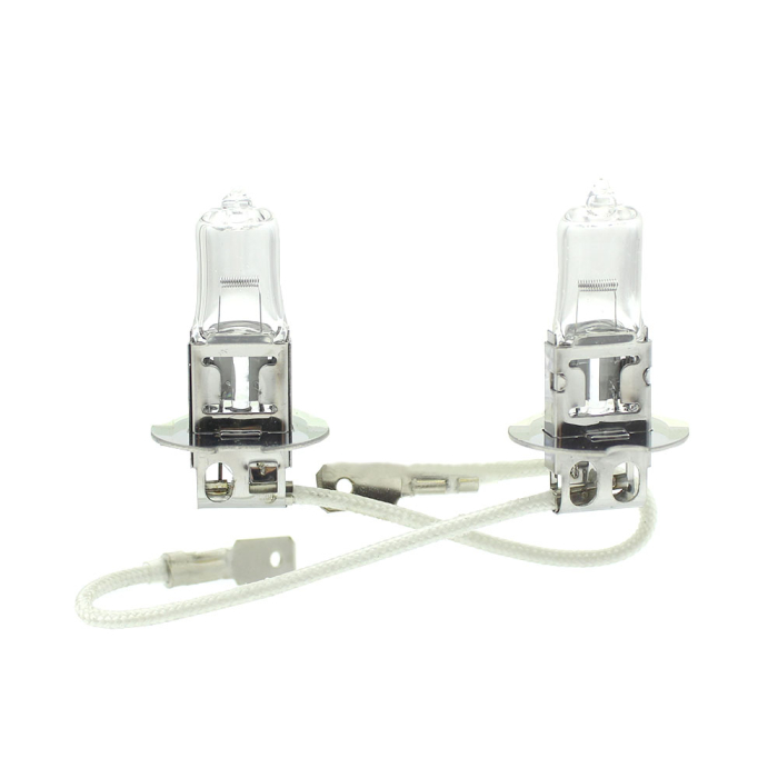 Set 2 Becuri Halogen H3 55W +50% Long Life CarGuard [2]