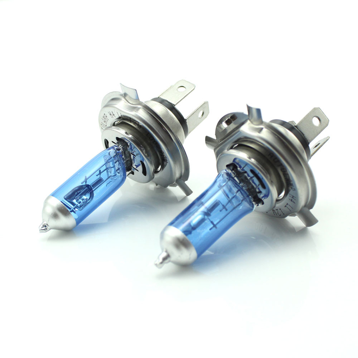 Set 2 Becuri Halogen H4 100W +130% Long Life CarGuard [4]
