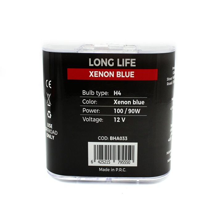 Set 2 Becuri Halogen H4 100W +130% Long Life CarGuard [5]