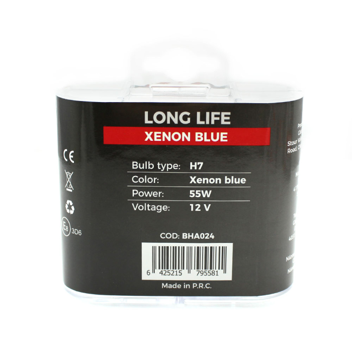Set 2 Becuri Halogen H7 55W +100% Long Life CarGuard [5]