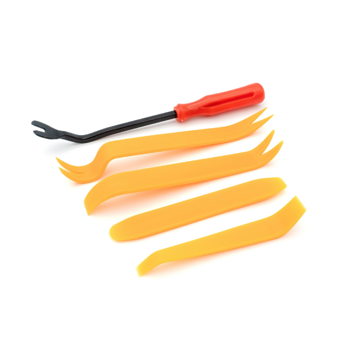 Set de 620 de Cleme din Plastic + 5 unelte accesorii auto [7]
