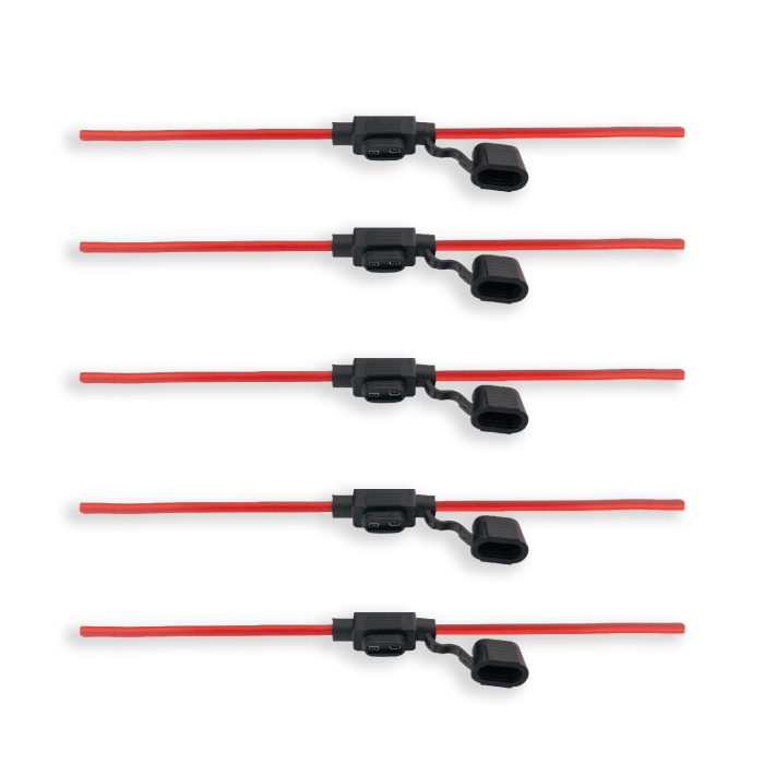 Set suport siguranta auto tip MINI etanse 5 buc cablu cupru 1 mm² [3]