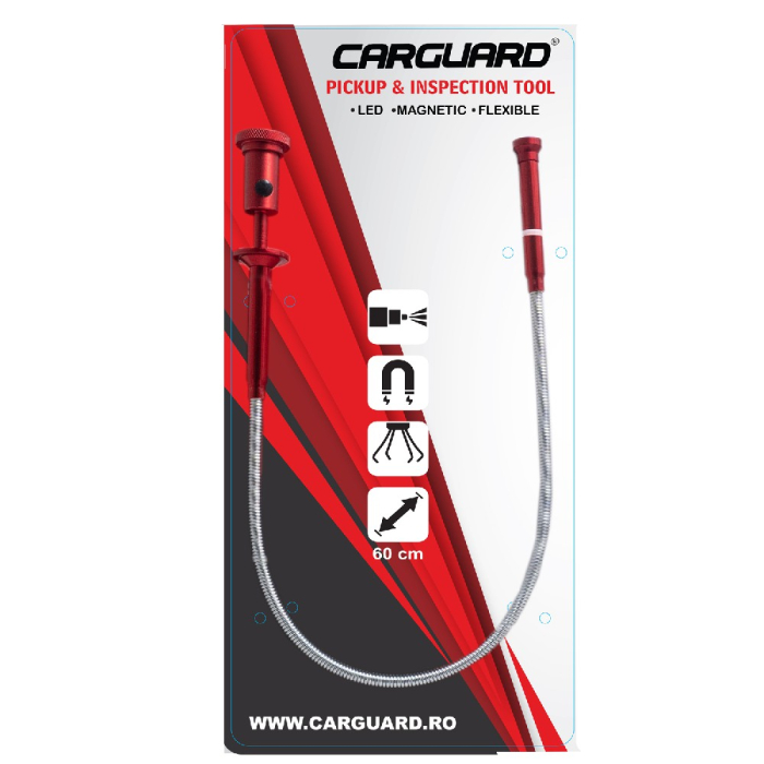 Unealtă Recuperare Auto Magnet gheare si led 61 cm CarGuard [2]