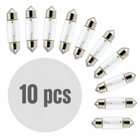 Becuri Halogen Auto - Bec Auto C5W 12V 5W — Set 10 CarGuard