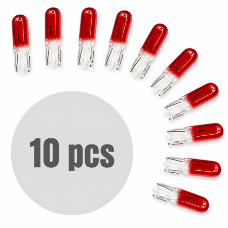 Becuri Halogen Auto - Bec Auto T5 12V 2W — Set 10 CarGuard