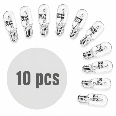 Becuri Halogen Auto - Bec Auto W3W 12V 3W — Set 10 CarGuard