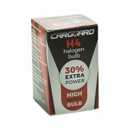Becuri Halogen Auto - Bec Halogen H4 60W +30% Intensitate CarGuard