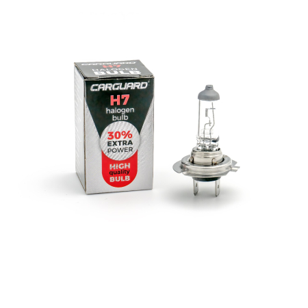 Becuri Halogen Auto - Bec Halogen H7 55W +30% Intensitate CarGuard