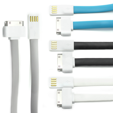 Accesorii Interior - Cablu de date pentru iPhone 3/S 4/S - diverse culori transfer date