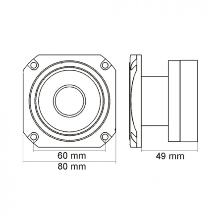 DOME 100/200 W, 8 Ohmi tweeter sunet clar detaliat [1]