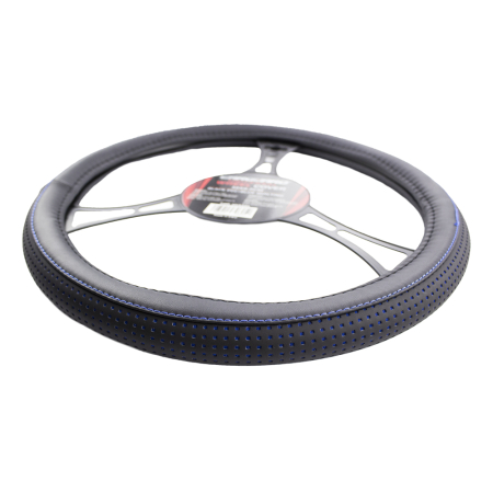Husa volan auto - negru / albastru PRO accesorii auto [3]