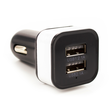 Încărcător Telefon - Incarcator auto USB 2100 mA 2 porturi incarcare rapida