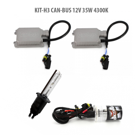 Becuri - Kit Xenon H3 CAN-BUS 12V 35W 4300K CarGuard