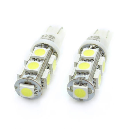 Becuri - LED T10 162lm 6000K Pozitie Interior Auto Set 2 buc