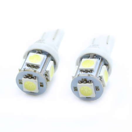 Becuri - LED T10 90lm 6000K Pozitie Interior Auto Set 2 buc