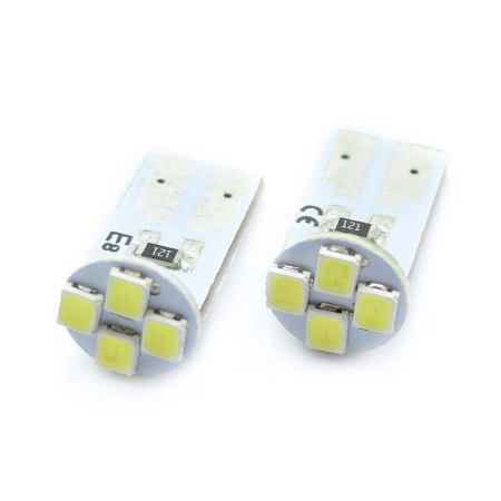 Becuri - LED T10 28lm 6000K Pozitie Interior Auto Set 2 buc