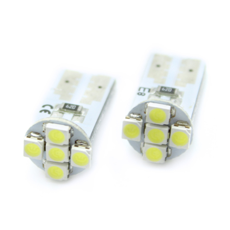 Becuri - LED T10 35lm 6000K Pozitie Interior Auto Set 2 buc