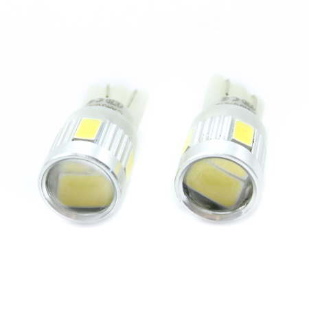 Becuri - LED T10 180lm 6000K Pozitie Interior Auto Set 2 buc