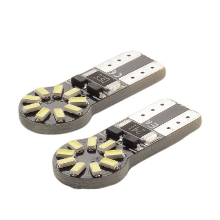 Becuri - LED T10 CAN-Bus 180lm Alb Auto Set 2 buc