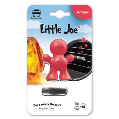 Little Joe - Odorizant auto Little Joe Amber 3D fixare AC