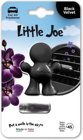Little Joe - Odorizant auto Little Joe Black Velvet fixare grilaj AC
