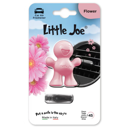 Little Joe - Odorizant auto Little Joe Flower 3D fixare grilaj AC