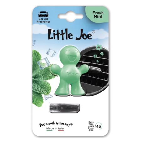 Little Joe - Odorizant auto Little Joe Fresh Mint parfum 3D fixare AC