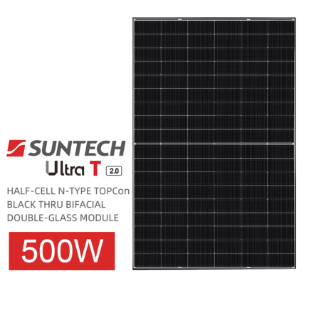 Panouri Fotovoltaice - Panou Solar Ultra T 2.0 500W fotovoltaic bifacial dublu sticla