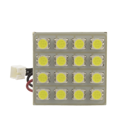 Becuri - Placa LED SMD 35x35 mm - 12V, 3W, Alb, Set 2 buc