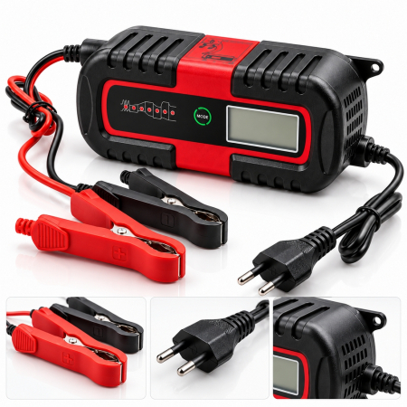 Redresor auto inteligent 6V/12V/12,8V, max. 6A incarcare baterii [2]