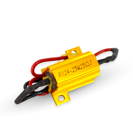 Becuri - Rezistenta 25W 25Ohm DC12V - Set 2 buc Anulatoare de eroare LED Auto