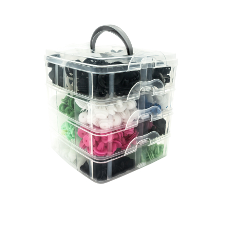 Set 470 buc cleme din plastic + 5 unelte accesorii auto [3]