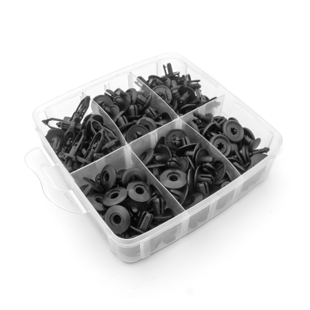 Set de 620 de Cleme din Plastic + 5 unelte accesorii auto [3]