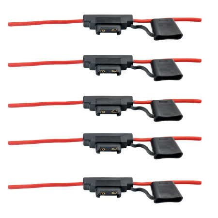 Set suport siguranta auto tip MAXI etanse 5 buc cablu cupru 30 cm [2]