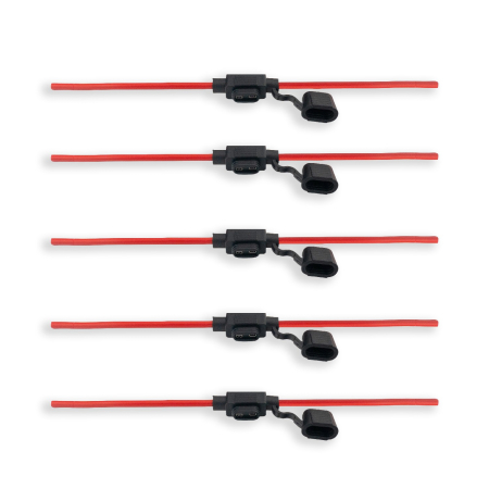 Set suport siguranta auto tip MINI etanse 5 buc cablu cupru 1 mm² [2]