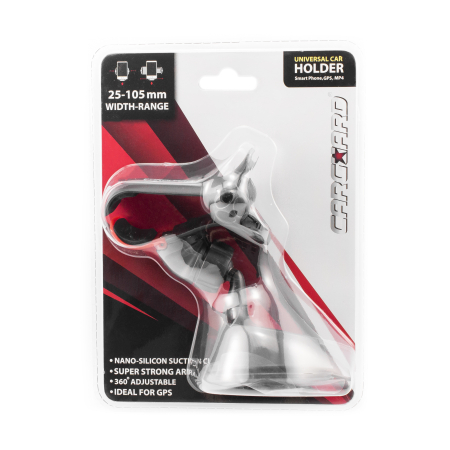 Suport telefon / GPS auto - universal clips - mare: 105 mm fixare stabila [1]